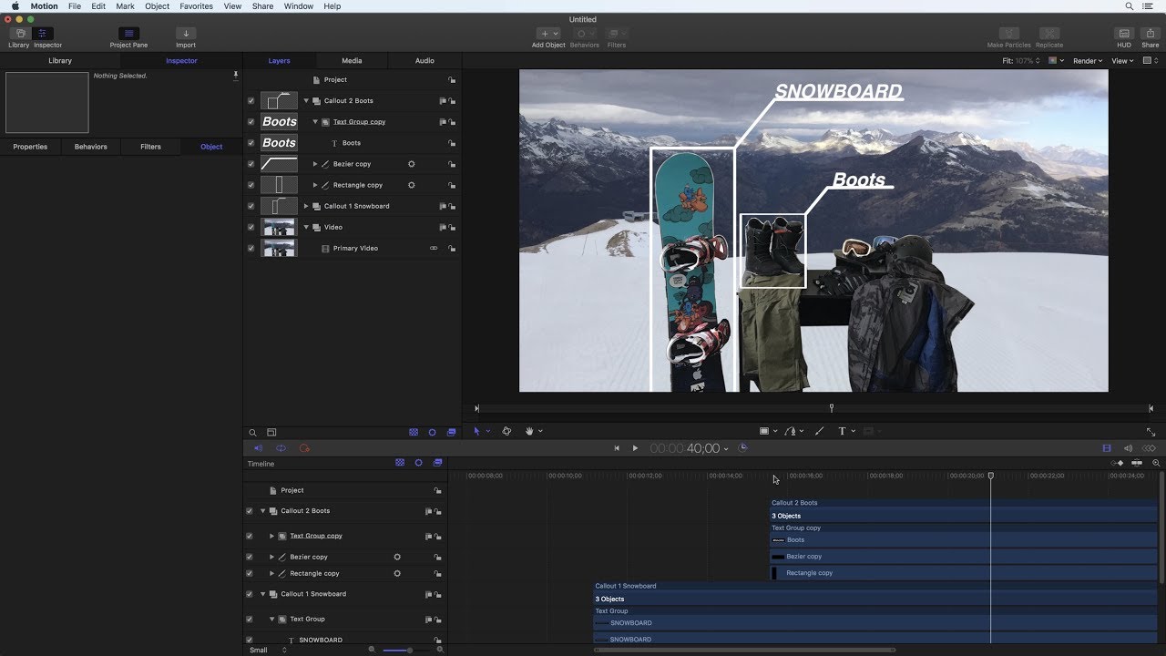 Motion 5 Tutorial: How to Create Eye-Catching Callout Titles for Your Videos