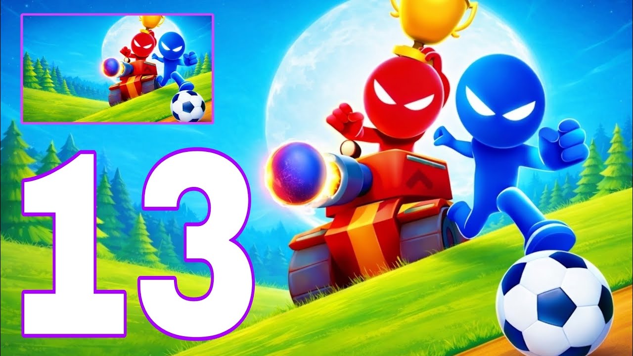 STICMAN PARTY - WALKTHROUGH ANDROID GAMEPLA #13 