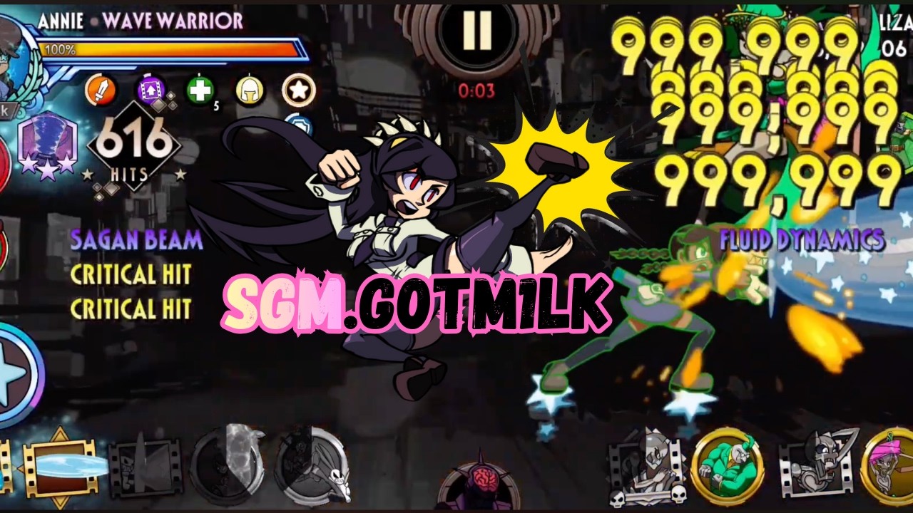 Guilds Undying Boss Eliza | Wave Warrior + Fire Branded + Lucky Lure | SGM Skullgirls Mobile