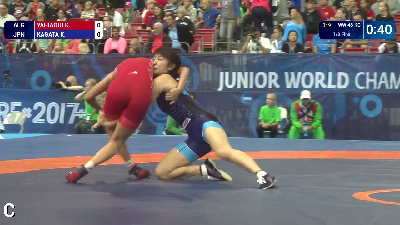 1/8 WW - 48 kg: K. KAGATA (JPN) df. K. YAHIAOUI (ALG) by VSU, 10-0