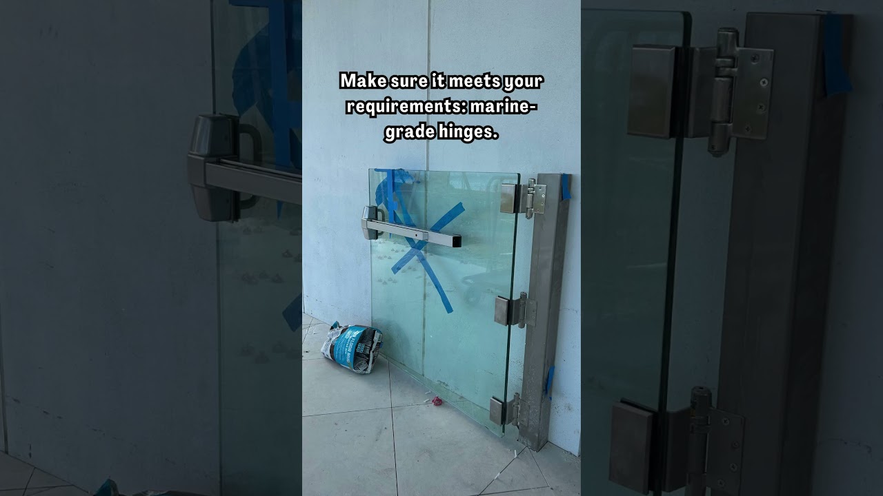 Glass Door Hinges for 20mm #glassdoors | #heavyduty & Simple Design #doorhinges