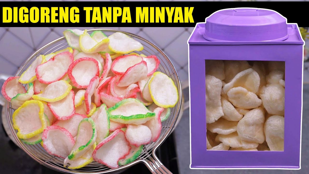Kerupuk Tanpa Minyak | Kerupuk Upil Goreng Pasir