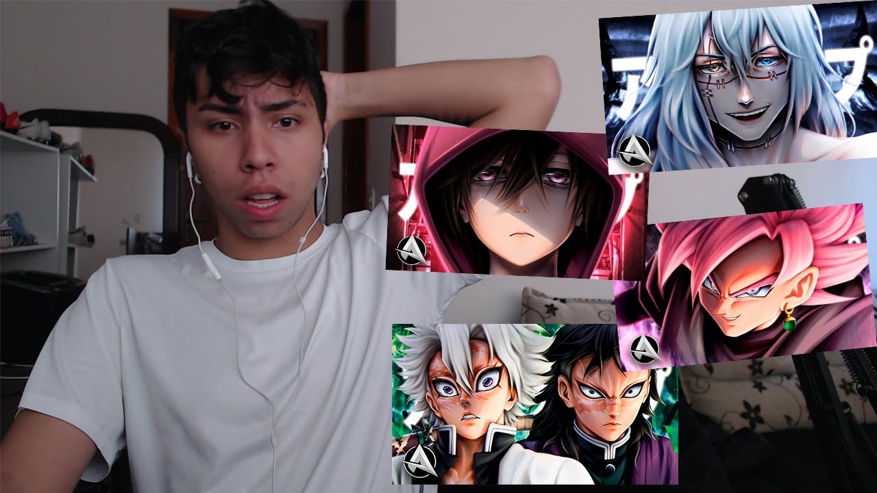 REACT ♪ Sanemi e Genya, ♪ Mahito, ♪ Yuu Otosaka & ♪ Goku Black | Nova Cria&ccedil;&atilde;o | AniRap