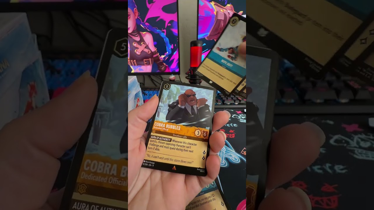 Lorcana Winterspell booster box opening