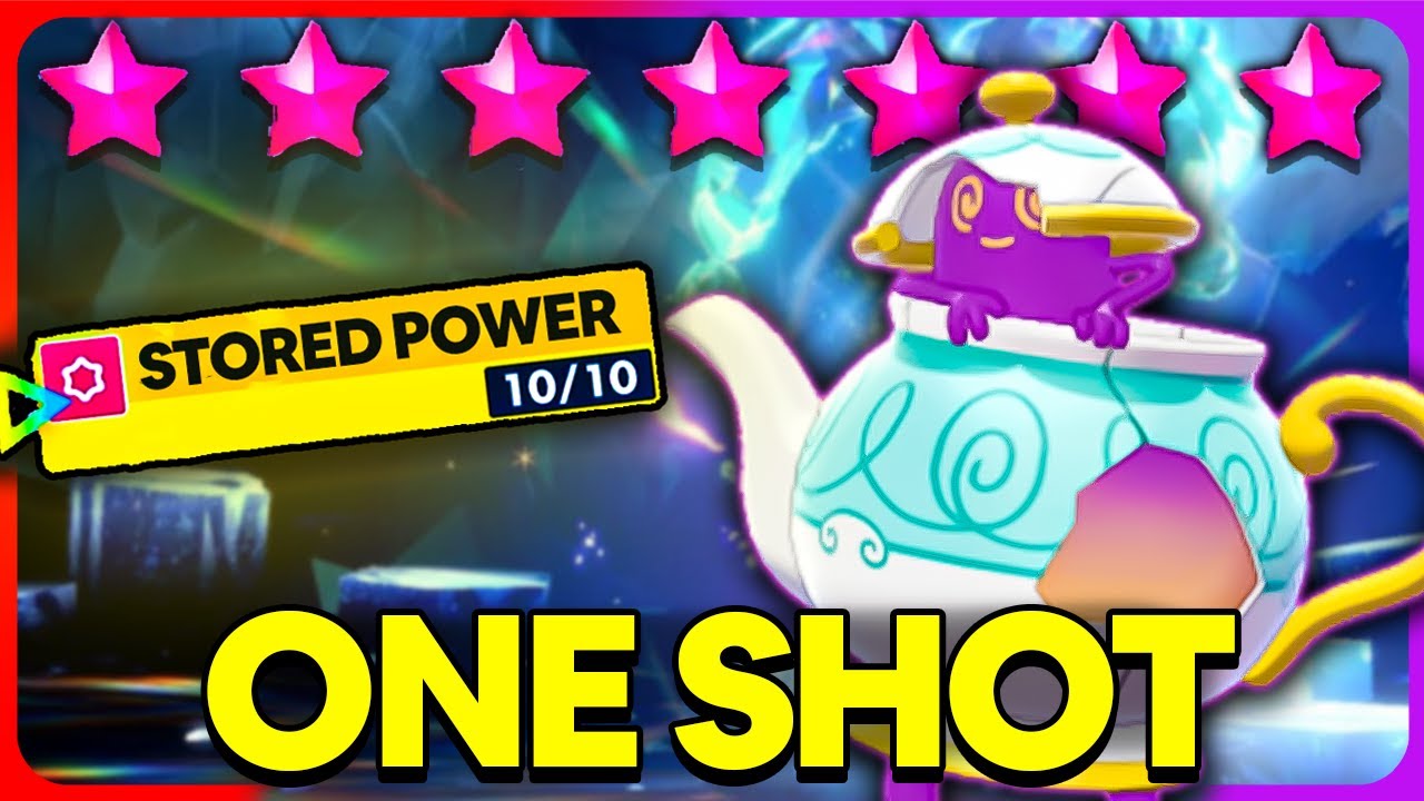 NUKE 5★ 6★ 7★ Tera Raids with ONE SHOT Polteageist in Scarlet & Violet (You Wont Believe This)