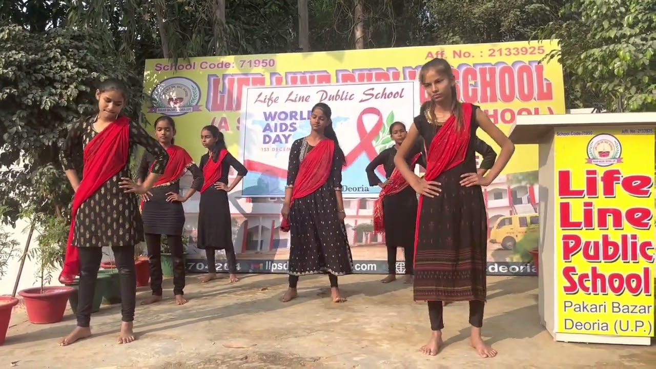 World Aids Day dance performance/ Life Line Public School