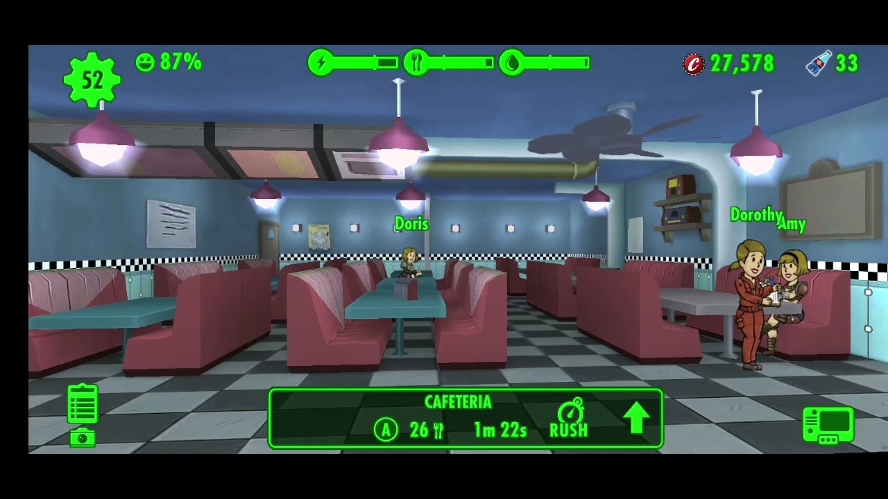 Fallout Shelter - Crazy Cafeteria 
