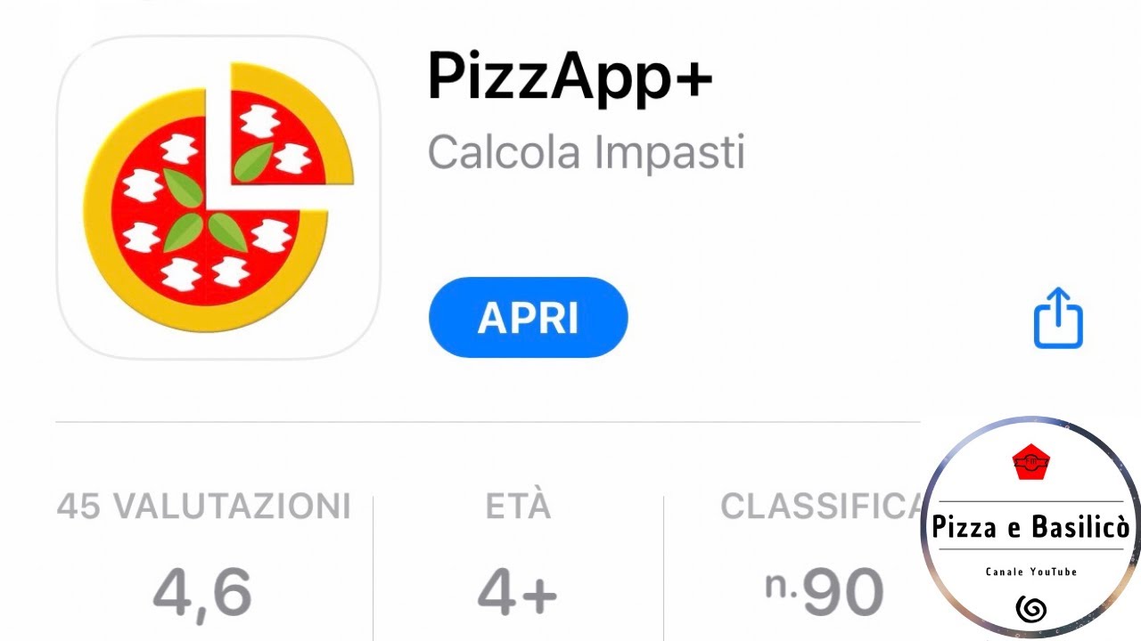 Il calcola Pizza “PizzApp”