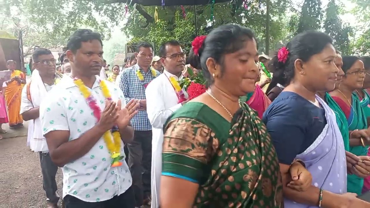 Welcoming of new Parish Priest # Shikaripara # Santhali video# 2025