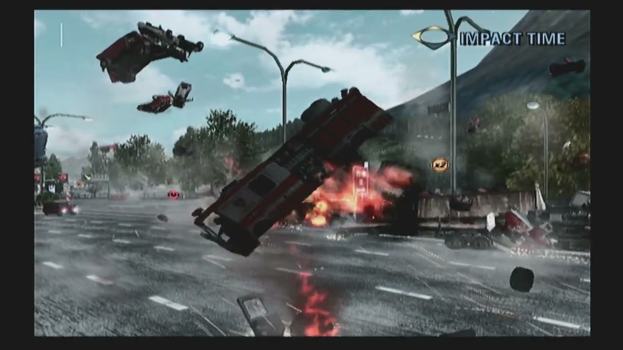 Burnout 3 Crash Mode Zone #094 Highway to Hell $3,328,000 million World Record