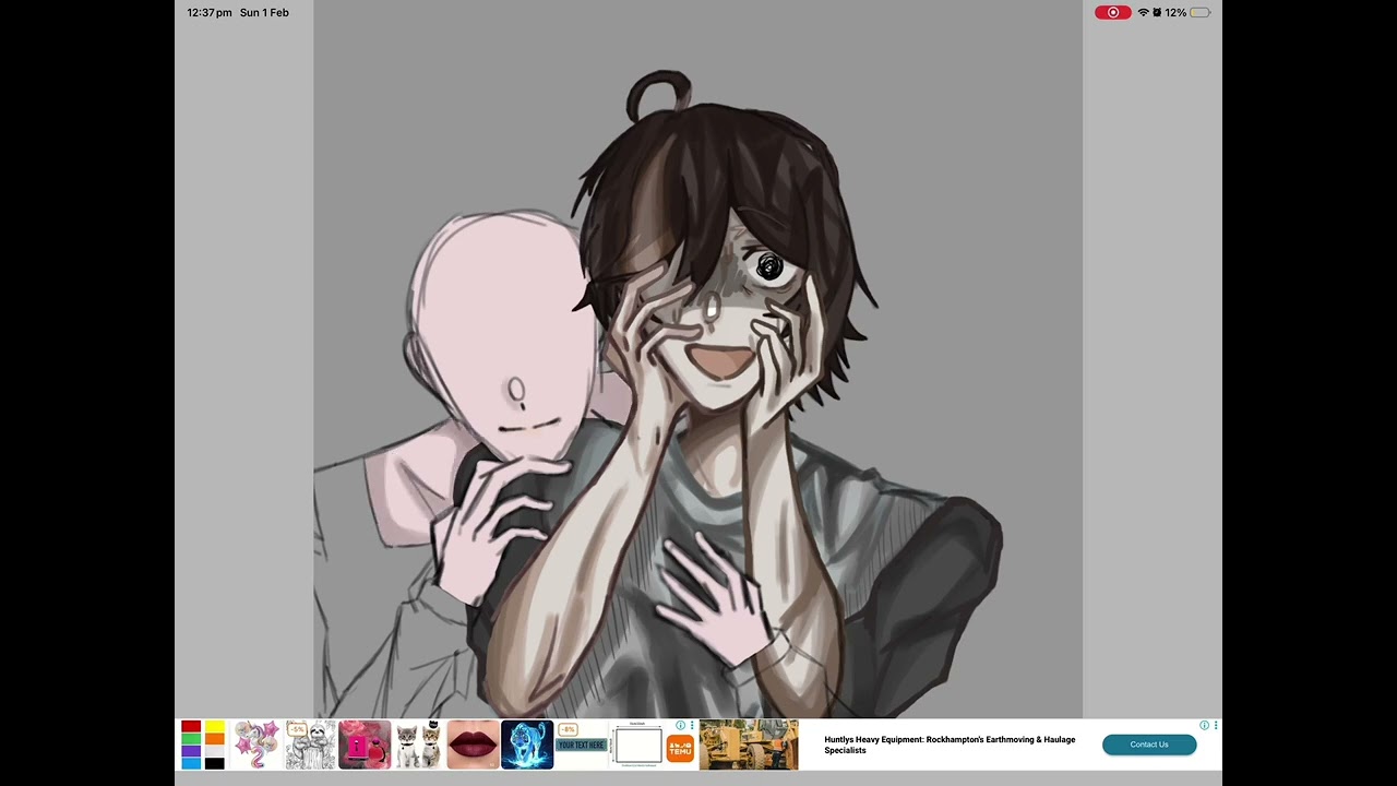 Am i the only one who thought it had to be a scary vibe…? #aureliascribblesfanartcon