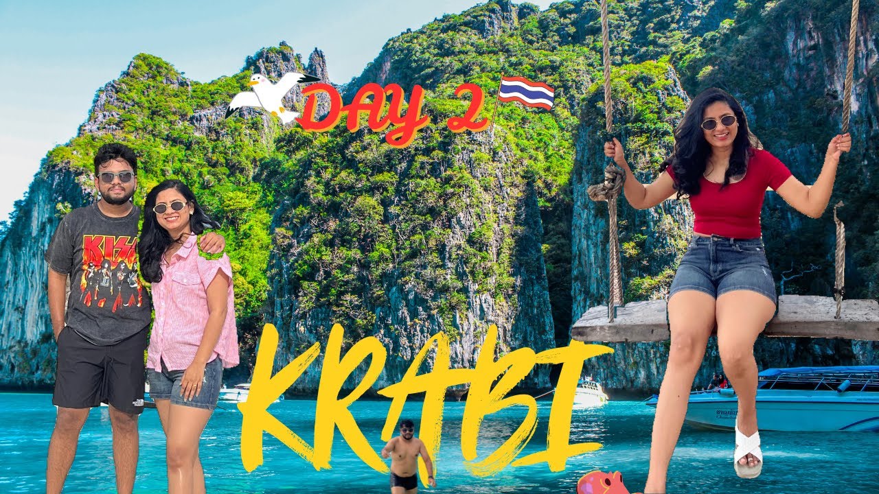 EP3: Thailand Krabi 7 Island tour 🏝️ | Thai Breakfast | Snorkeling (Rain, beaches & street food)