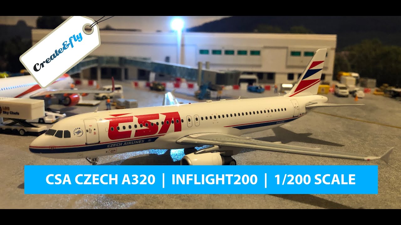 INFLIGHT200 CSA CZECH AIRLINES AIRBUS A320 MODEL OVERVIEW. I LOVE THIS MODEL!!