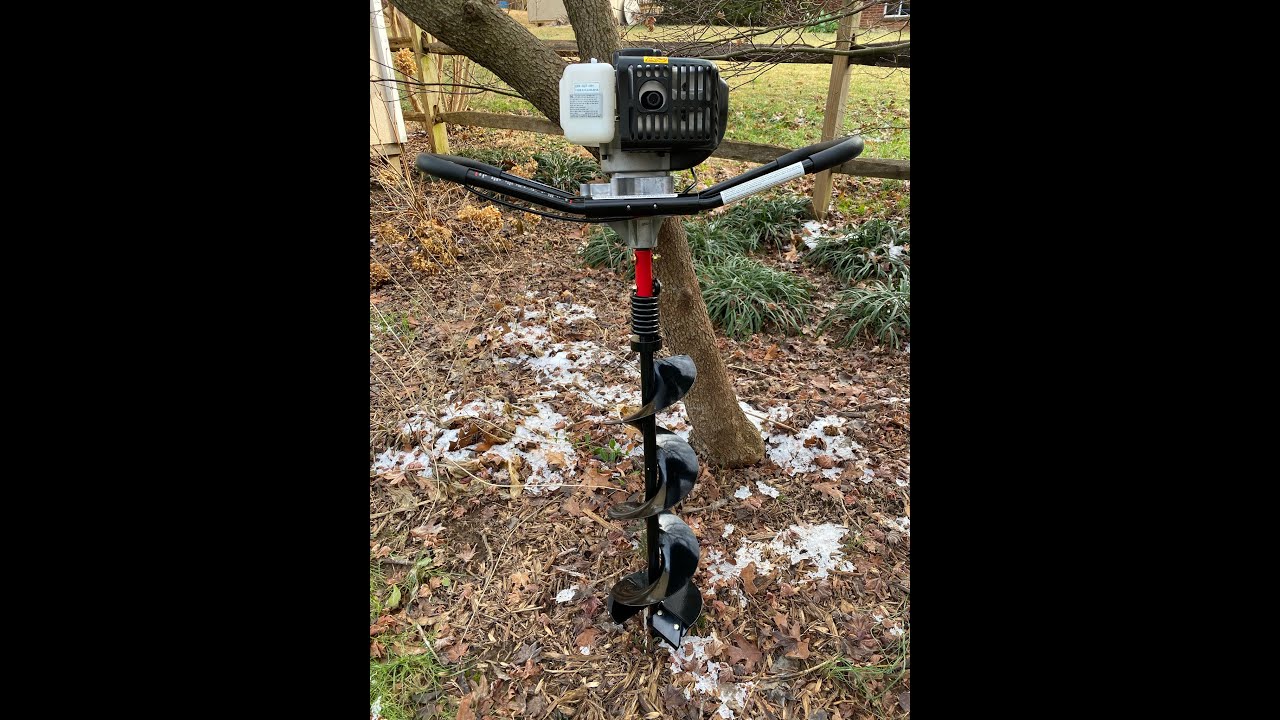 Legend Force 52cc 1-Man Earth Auger with 8 in. Bit