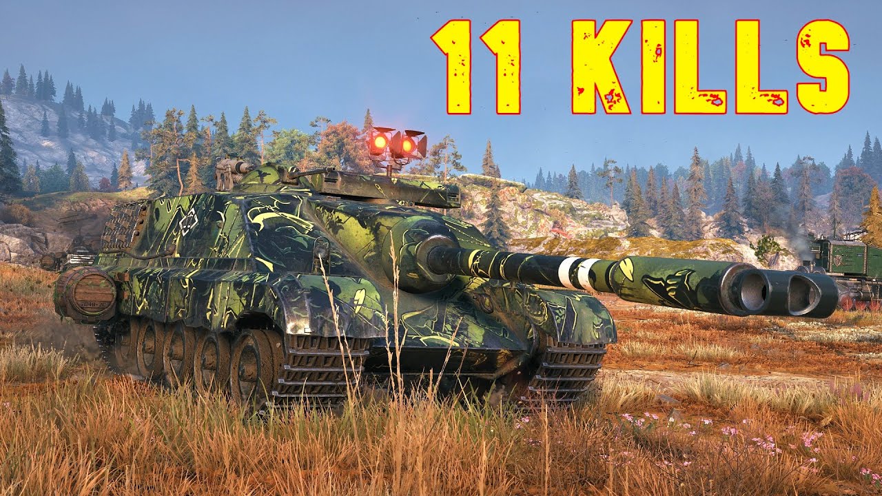 World of Tanks AMX 50 Foch (155) - 11 Kills | 1 vs 5