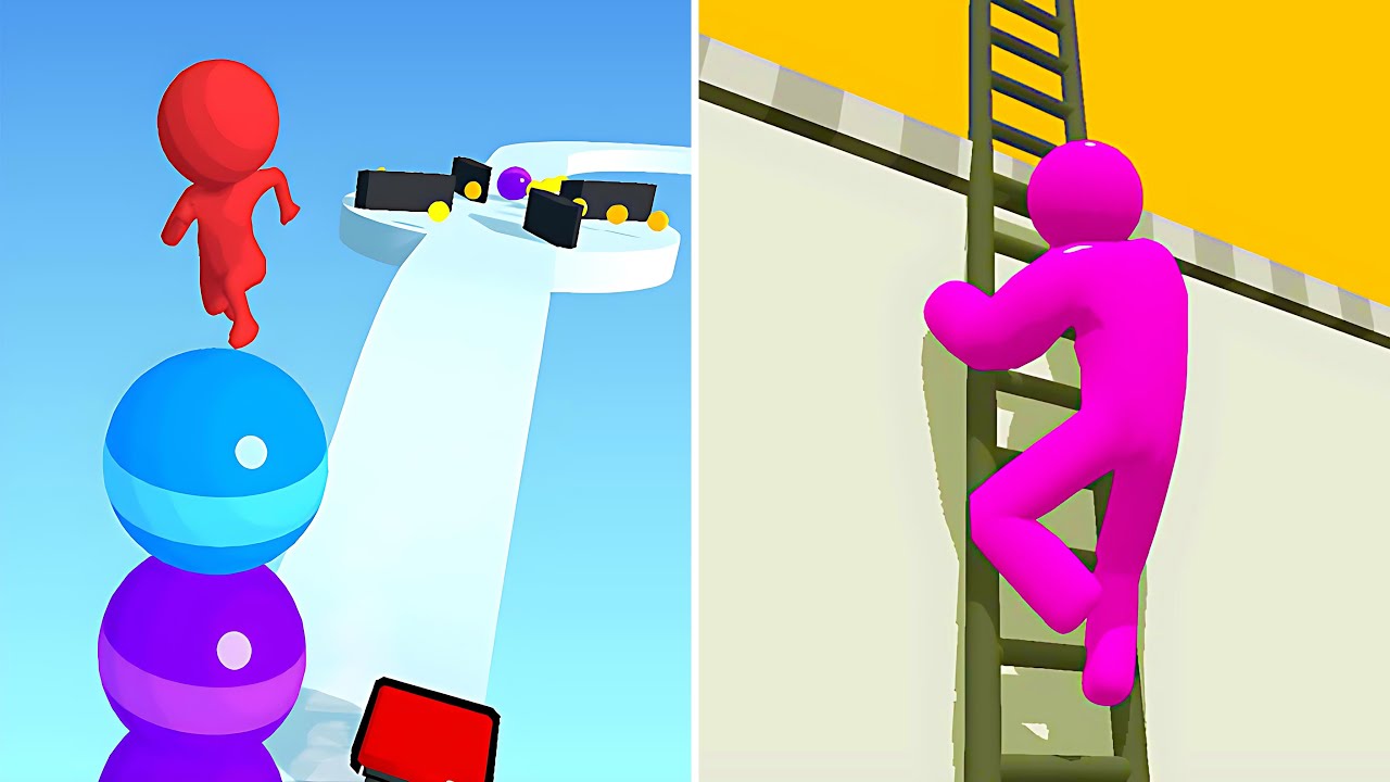 Ladder Master 3D Vs Stack Rider 🟢😍🟢Walkthrough Android IOS Update 99999 Max Gameplay H1