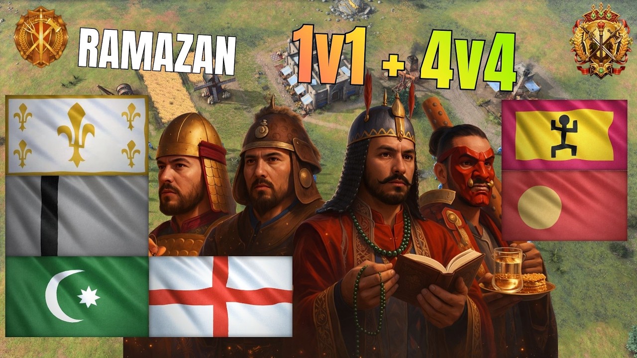 Sahurda Zafer Getiren Maçlar Canlı Yayında | Age of Empires IV ​
