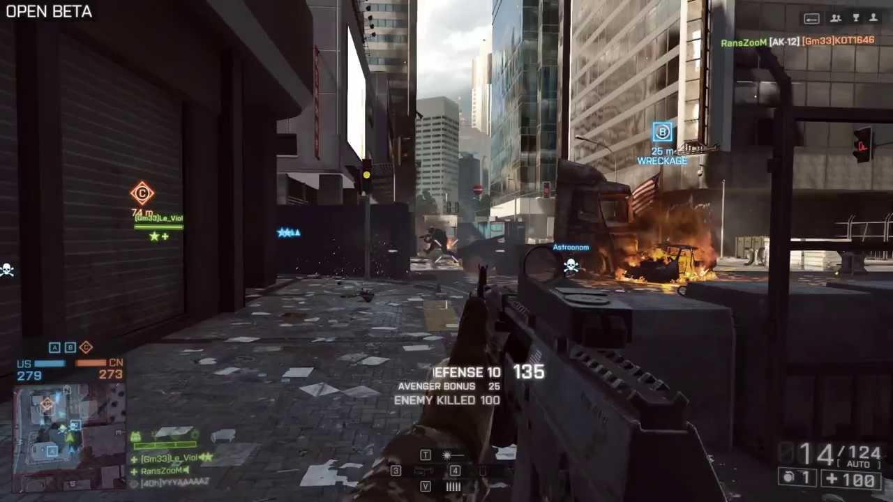 Battlefield 4 Beta GamePlay Обзор Игры Russian