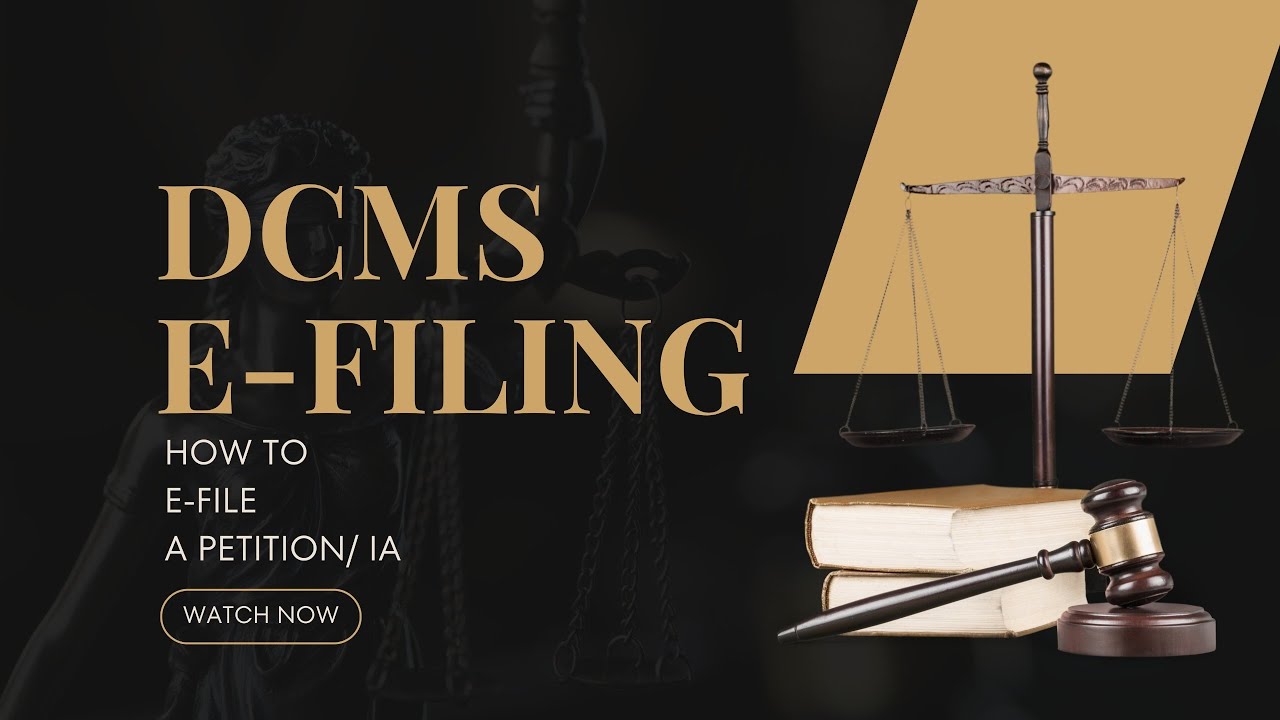 CHAPTER 4 : How To E- File A Petition/IA In DCMS | Warrant Recall |Attachment Lifting...... 