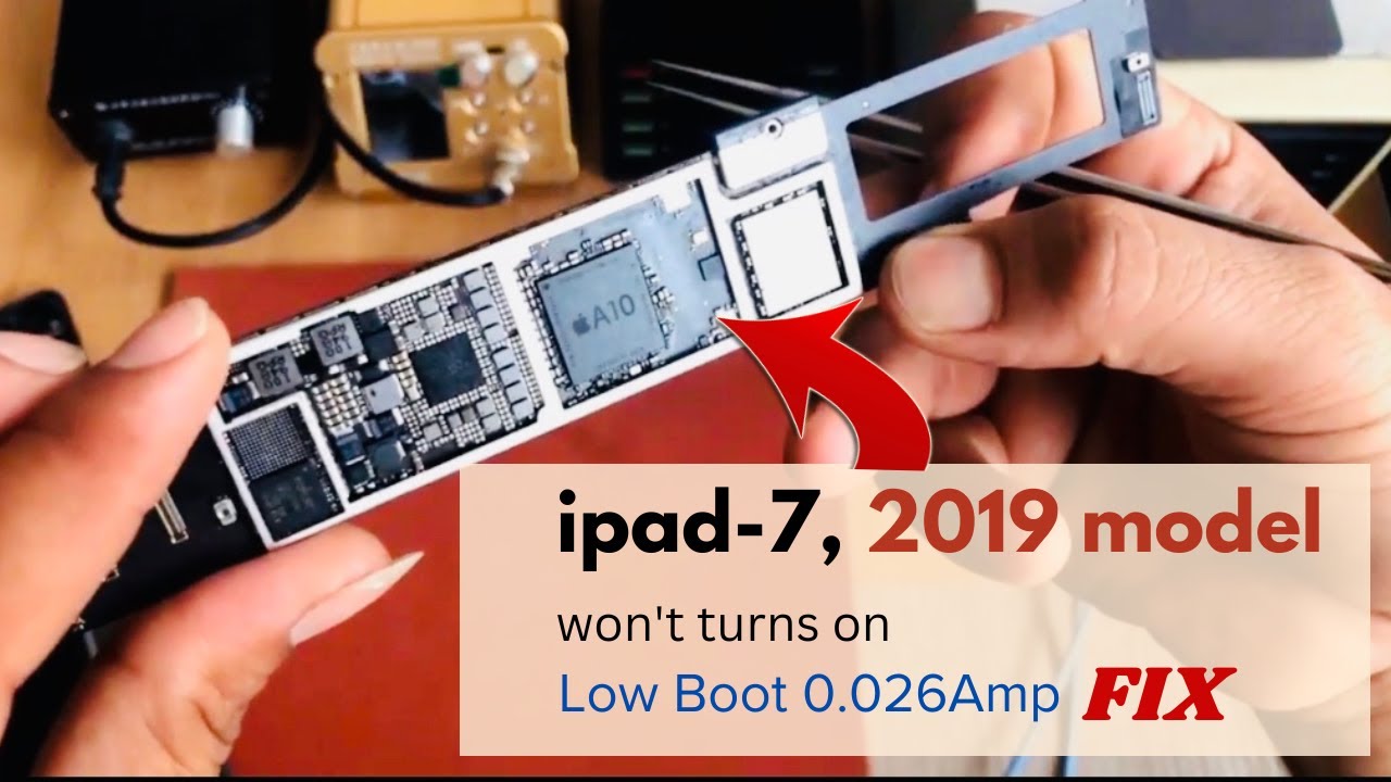 iPad 7 won't turn on or charge fix! ipad no power not charging fix