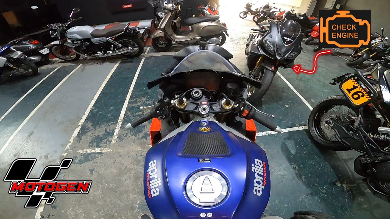 Check engine lights on | Ano kaya naging dahilan | Aprilia RSV4