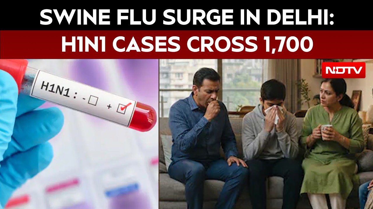 Вспышка свиного гриппа в Дели: число случаев H1N1 превысило 1700, в людных местах рекомендовано н...