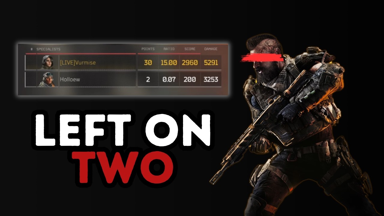 Vurmise vs Hllw (BO4) Gets Left On TWO! | Xim Matrix | 4K Resolution