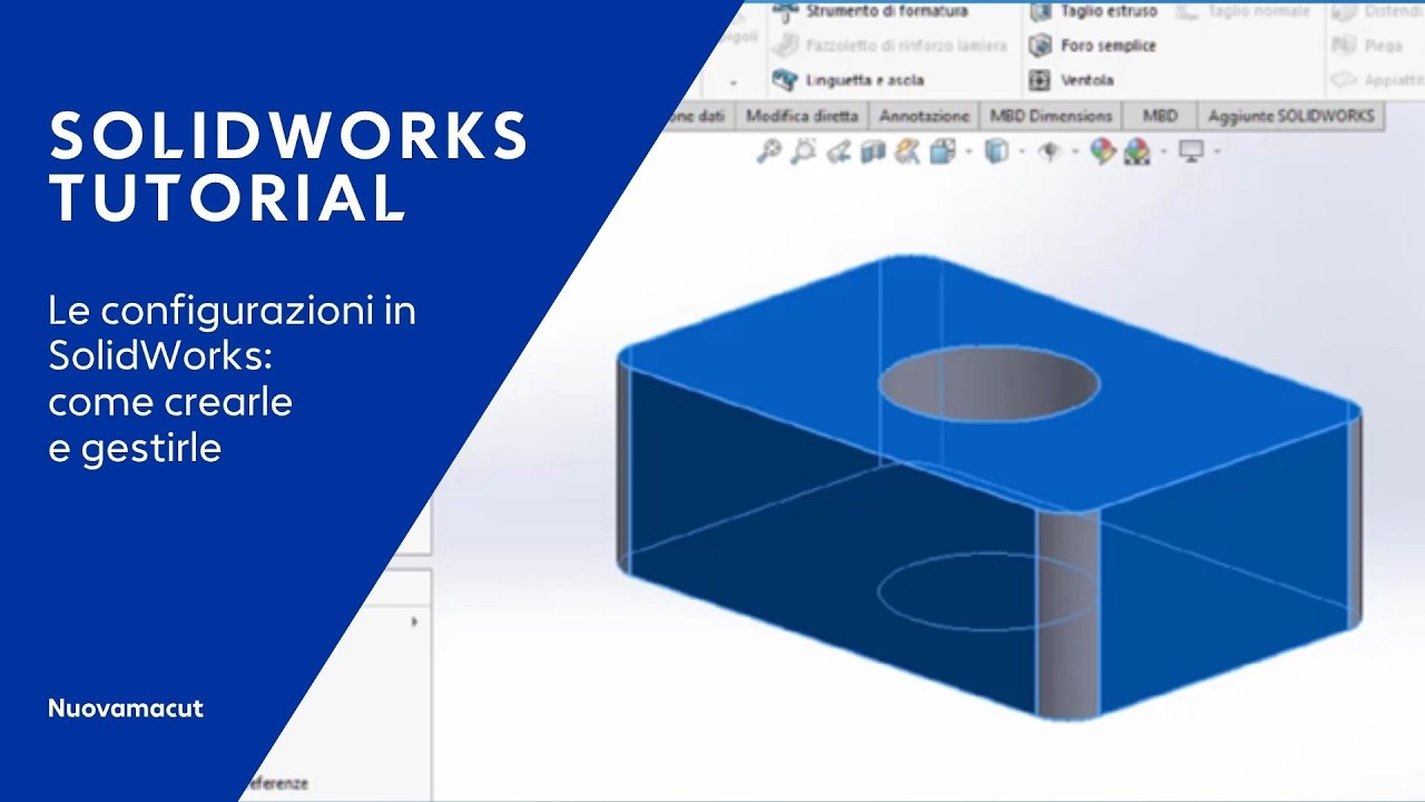 Le configurazioni in SolidWorks: come crearle e gestirle