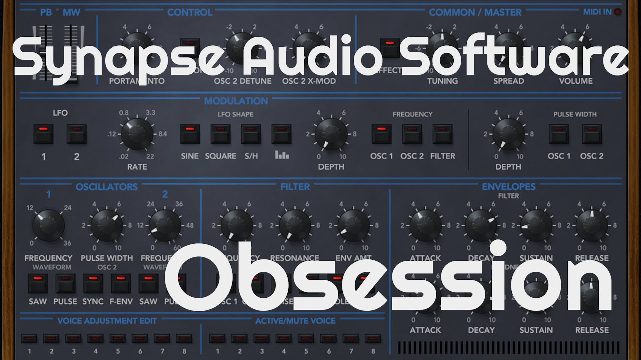 Obsession by Synapse Audio Software (No Talking)