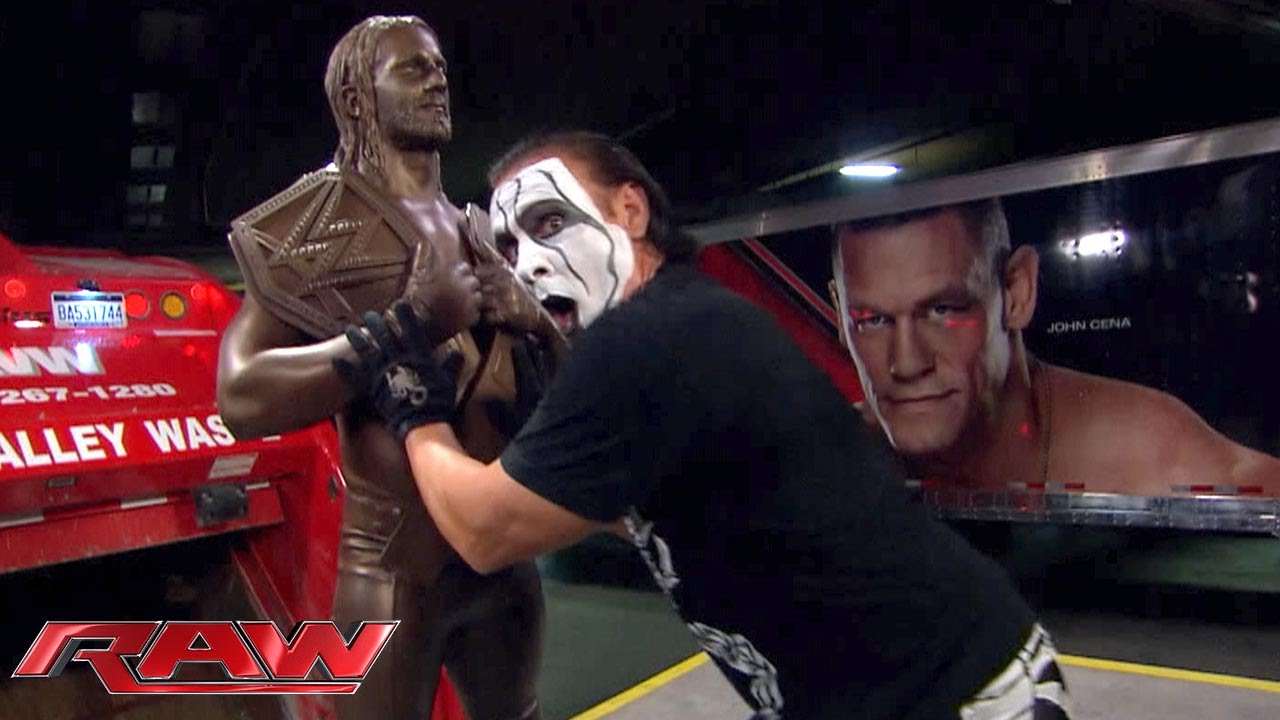 Sting zerst&ouml;rt Seth Rollins&lsquo; Statue: Raw &ndash; 7. September 2015