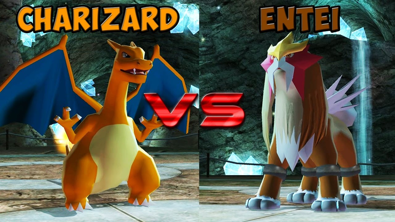 Pokemon battle revolution - Charizard vs Entei