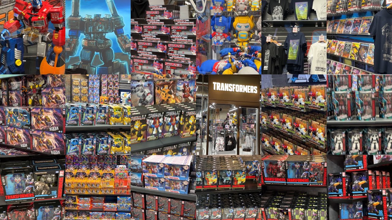 INCREDIBLE Transformers store tour. SO MANY FIGURES. Age of the primes, Studio series 86 Blokees G1