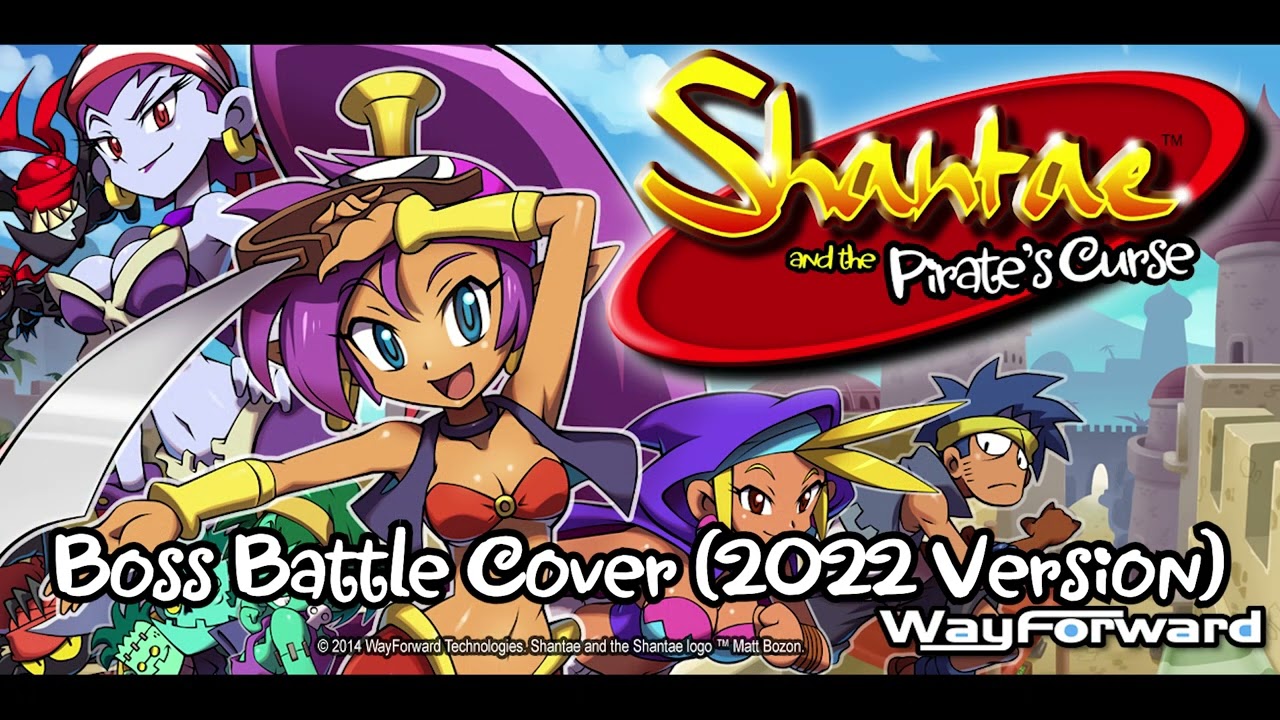 Shantae [GBC, Risky's Revenge, Pirate's Curse]: Boss Battle Cover (2022 Version)