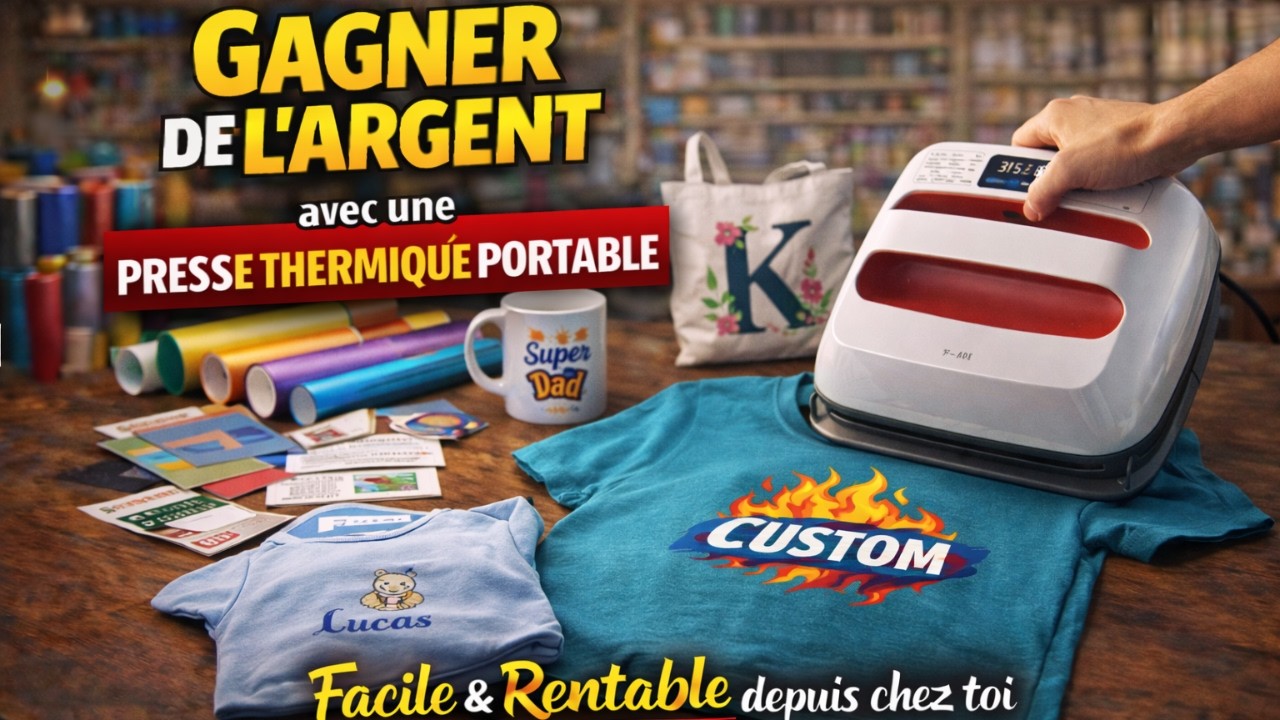 PRESSES THERMIQUES PORTABLES : IDÉALES POUR UNE MINI-USINE À DOMICILE
