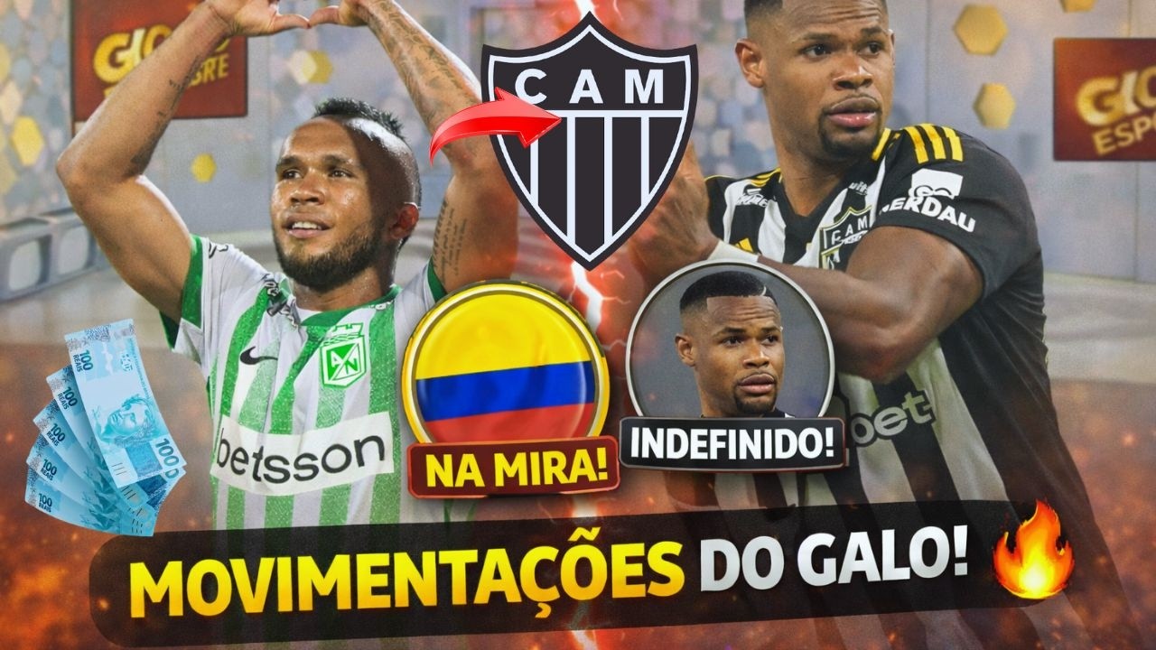 🔥 FUTURO DE JÚNIOR SANTOS GANHA NOVO CAPÍTULO E GALO MONITORA CRAQUE COLOMBIANO!