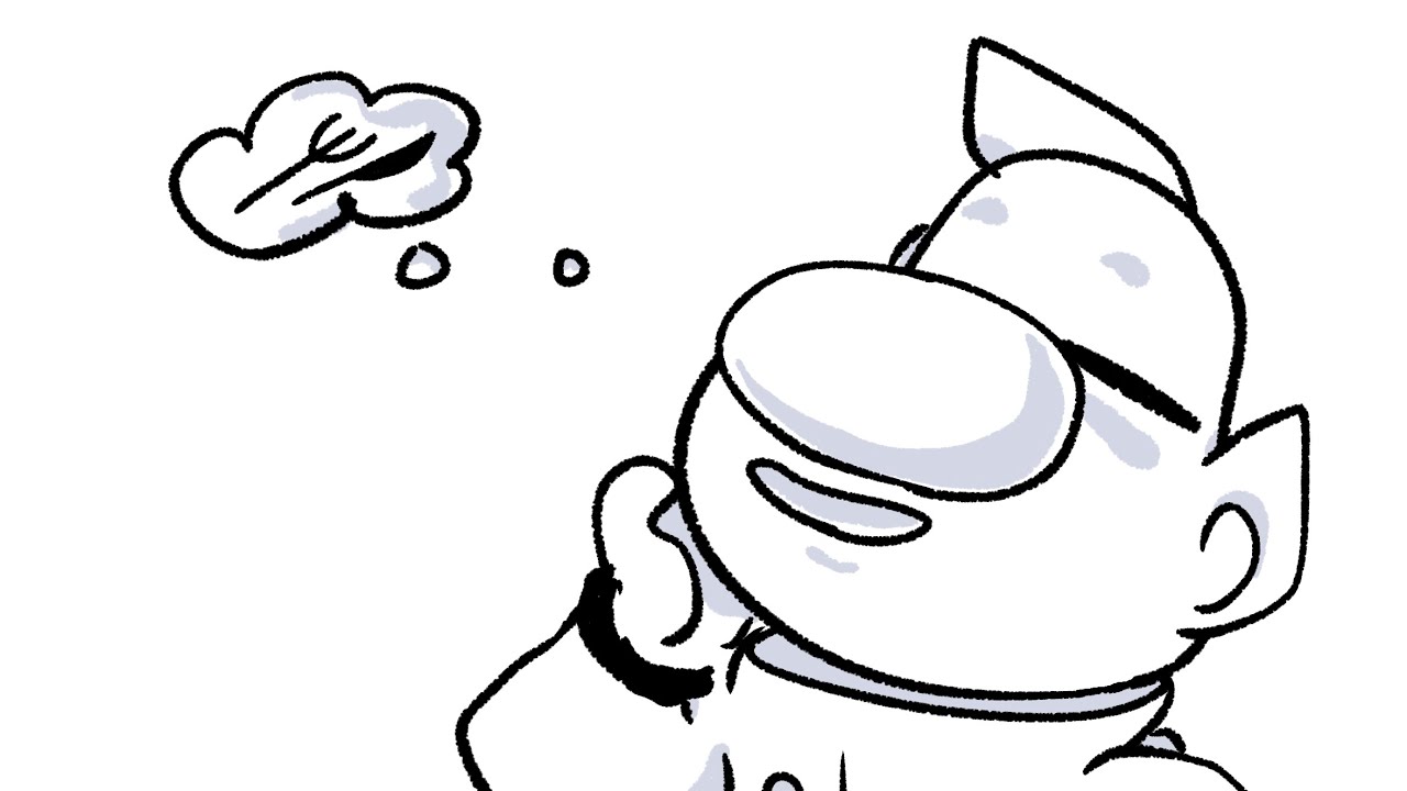 Louie eats the Waterwraith ( Pikmin animation )