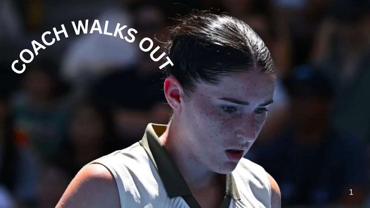 ELSA JACQUEMOT MELTDOWN: COACH WALKS OUT DURING AUSTRALIAN OPEN SECOND-ROUND MATCH DRAMA