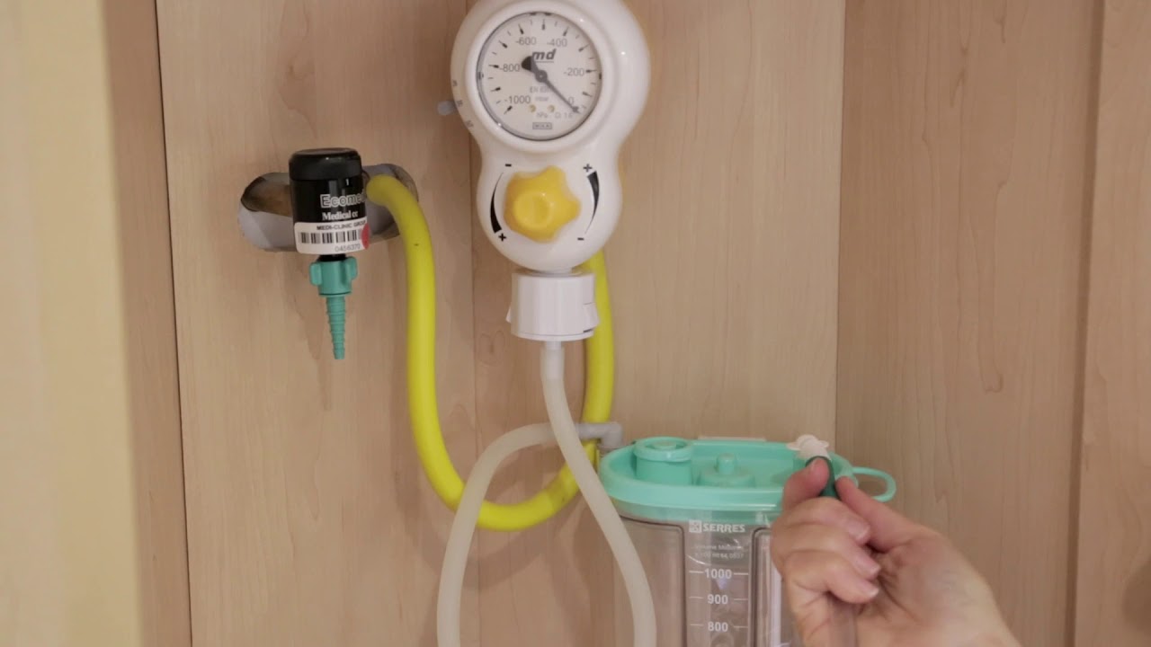 SINAPI chest drain set up and explanation