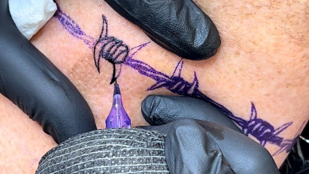 Barbed Wire Tattoo for Arm | Ozzy Tattoo