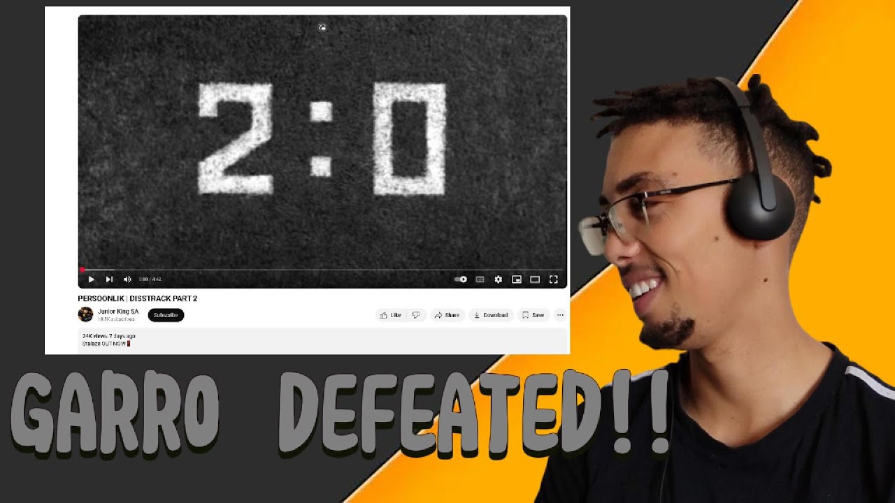 Junior King's 'Persoonlik' Diss Part2 | Afrikaans reaction!
