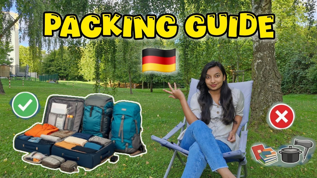 Packing List for Germany | Things TO BRING & NOT TO BRING | Ultimate Packing Guide 2025