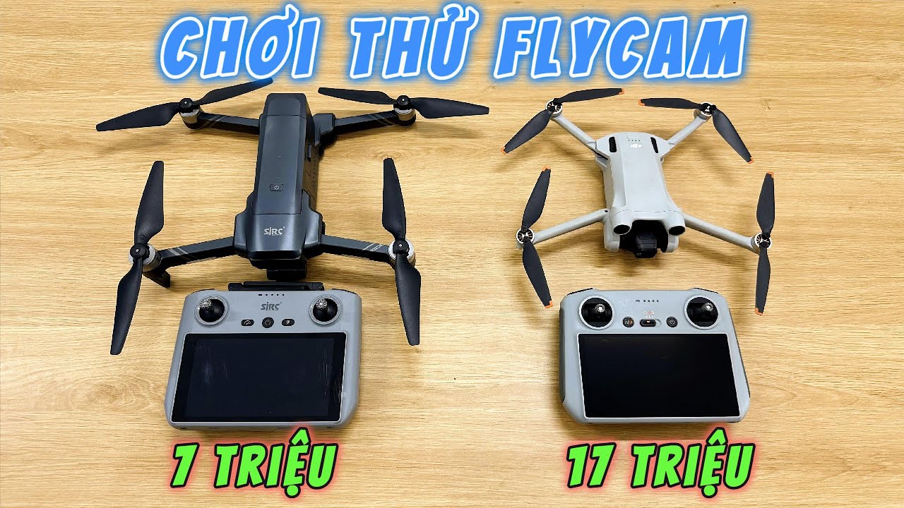 Chơi Thử Flycam F22 S3 XR Và Mini 3 Pro
