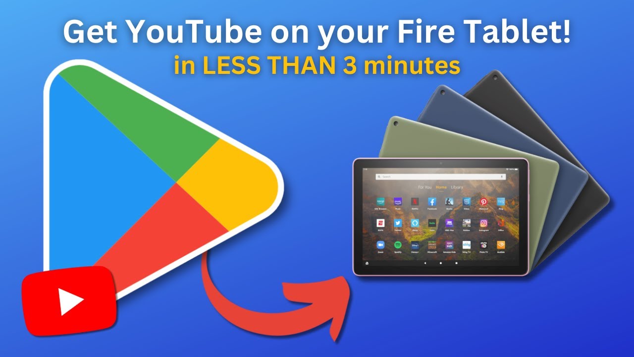 Как получить Google Play Store на планшете Amazon Fire [менее 3 минут!]