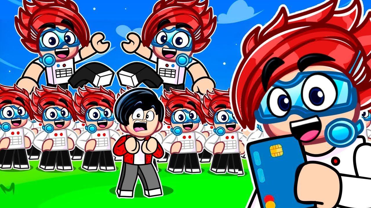 Gasté $100,000 en un Ejército de CLONES en Roblox | Luky