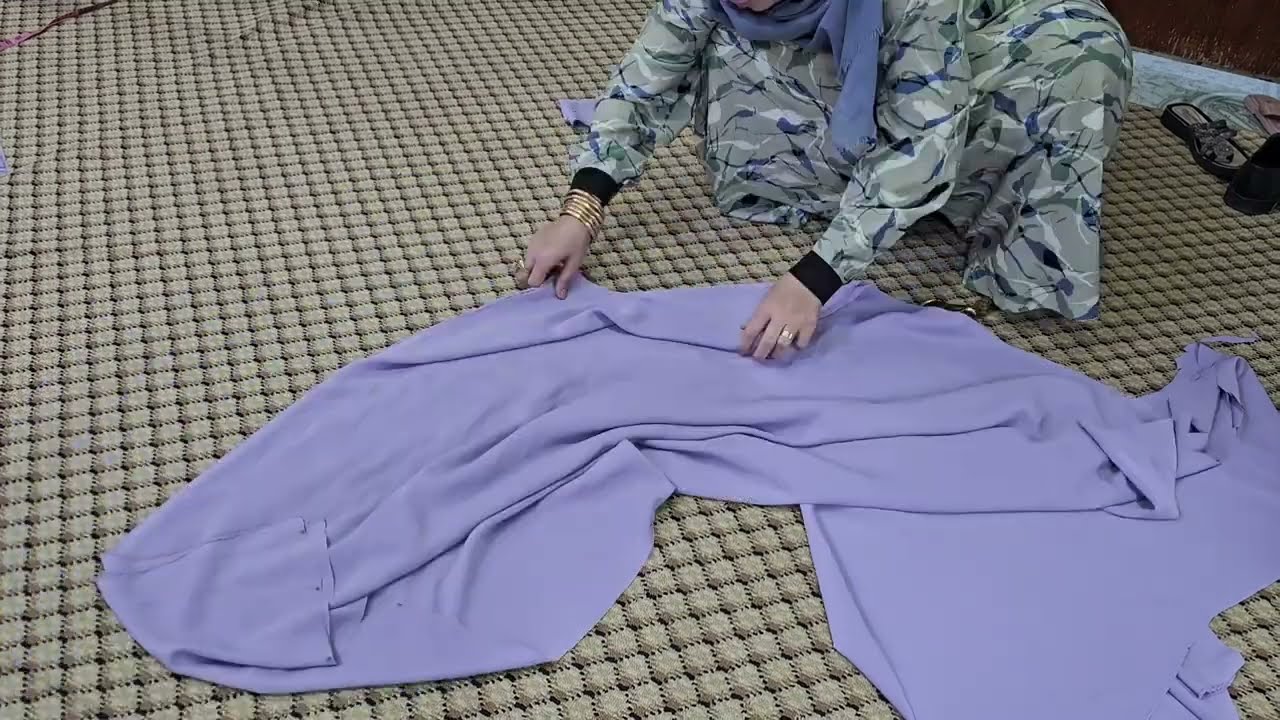 خياطة فستان كوري بايد عراقيه