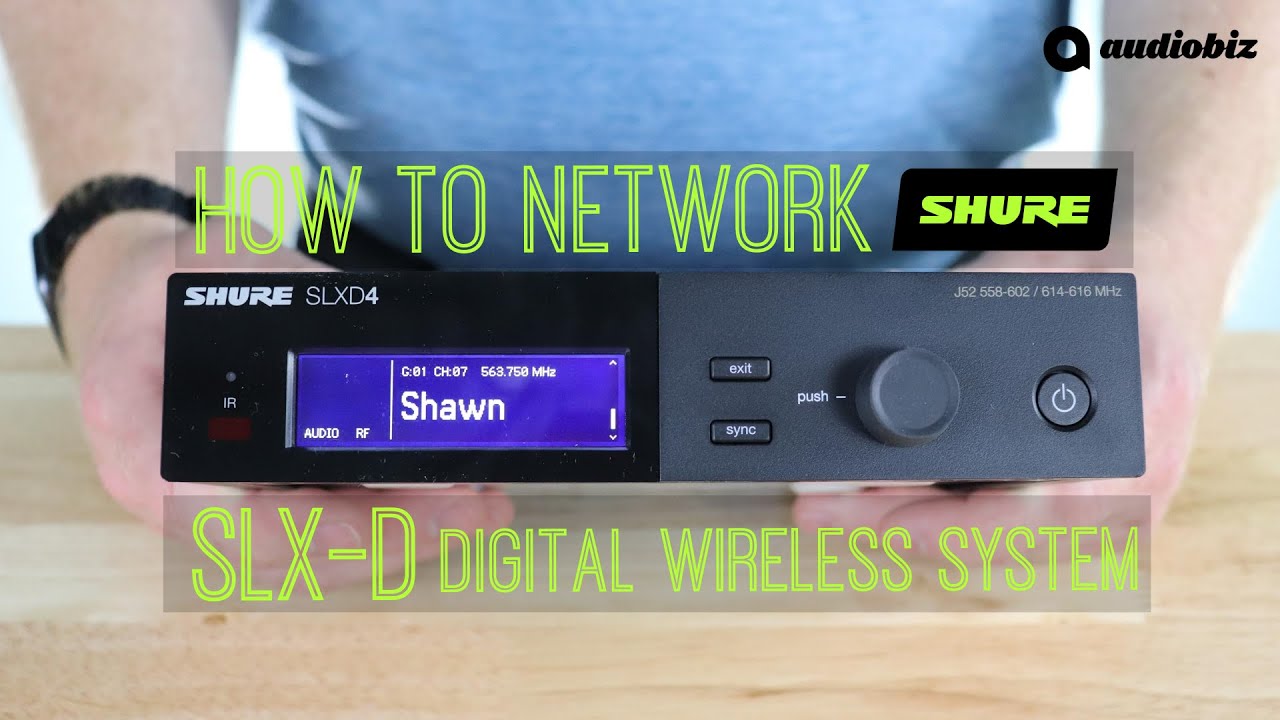 How to Network Scan SLX-D Wireless Systems