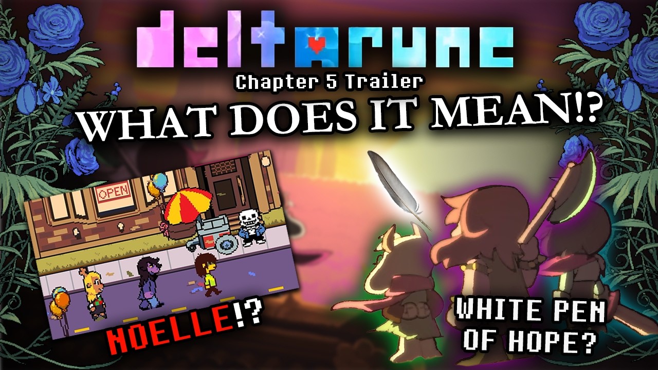 Трейлер Deltarune ГЛАВА 5 просто БЕЗУМЕН! | Deltarune Глава 5: Обсуждение и анализ лора