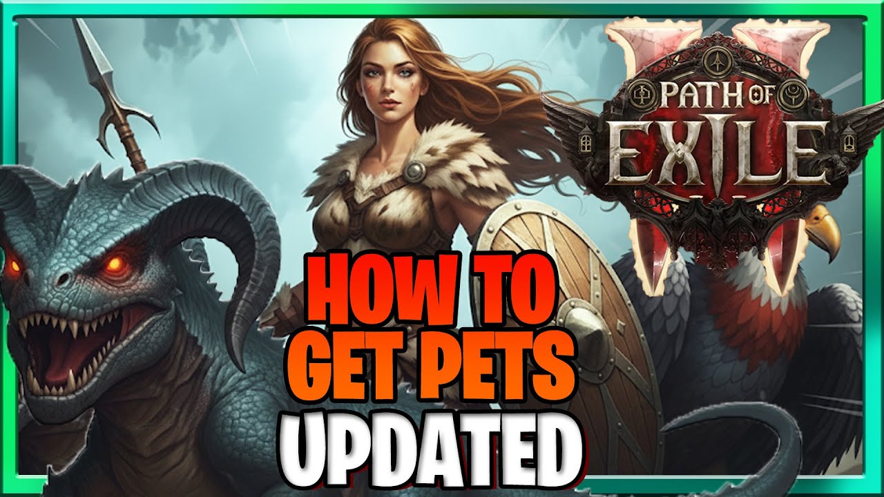 Path of Exile 2 : How to Get Pets (UPDATED) PoE Tame Beast guide Best mods, POE 2 Abyss League.