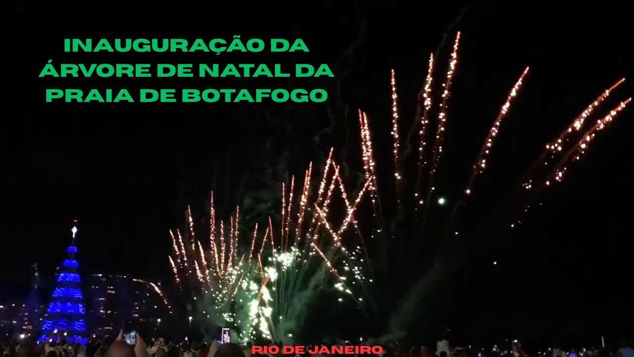 Inauguração da Árvore de Natal da Praia de Botafogo 2025