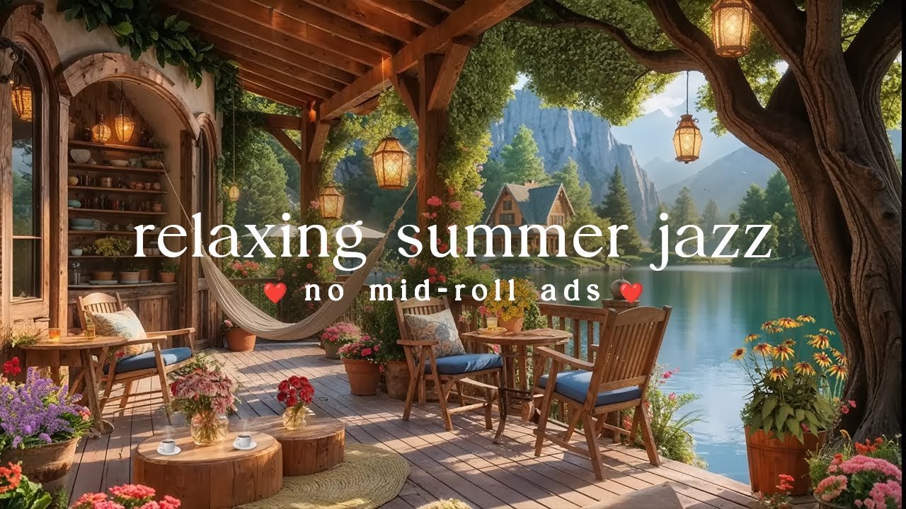 (NO MID-ROLL ADS) ☀️ Relaxing Bossa Nova Piano Jazz – Smooth Background Music, Spring Ambience